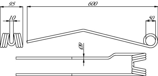 Rotoriaus dantis VF1662440486N - Image 2