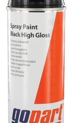 Dažai RAL 9005 juodi (jet black) 400 ml, aerozolis (gopart) 900504GP