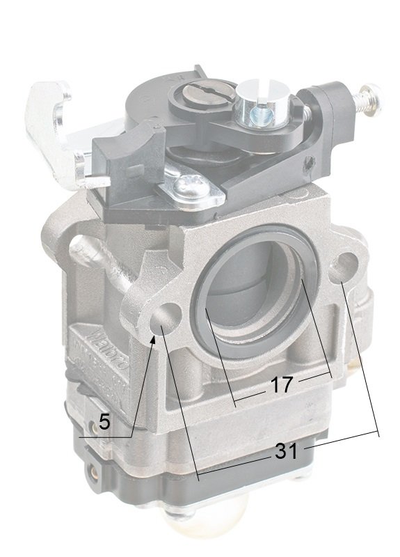 Karbiuratorius Echo SRM-5000 (krūmapjovėms) - Image 5