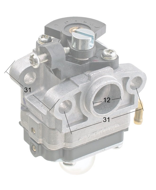 Karbiuratorius Oleo-Mac 25 / 25R ir Efco (krūmapjovėms) - Image 4