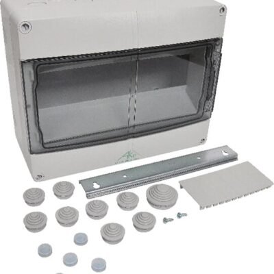 Cabinet IP55/12 modules/1 row Un AKE12