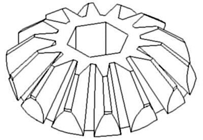 Hidraulinės žarnos antgalis 90° DN10-11/16 ORFS-90° AV100180