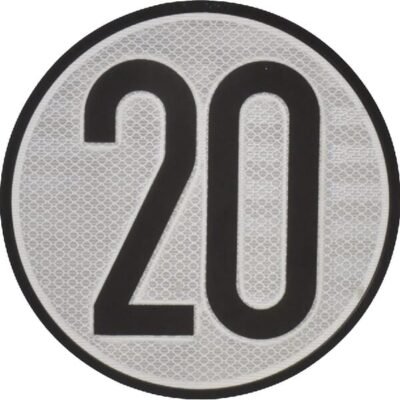 Greičio ribojimo ženklas 20 Un BL20ES