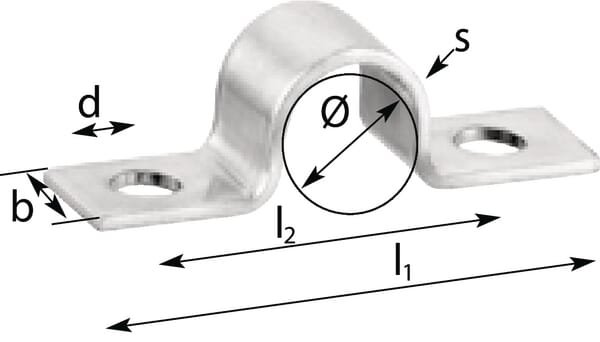 Clamps 2 sides 1-fold Norma CLBN16 - Image 2