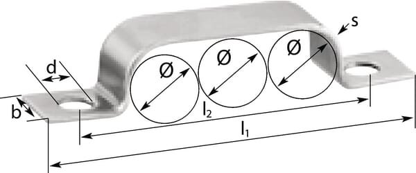 Clamps 2 sides 3-fold Norma CLBN315 - Image 2