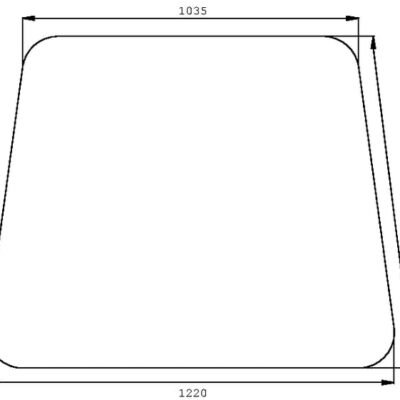 Priekinis stiklas CNH K262895