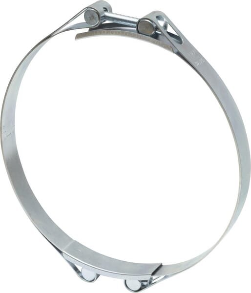 Hose Spaustukas, 220-230mm double Varžtas, double band DIN912 zinc plated Kramp DBHC220230