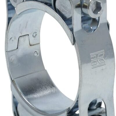 Žarnos apkaba, 200-210mm double Varžtas, double band DIN912 zinc plated Kramp DBHC200210
