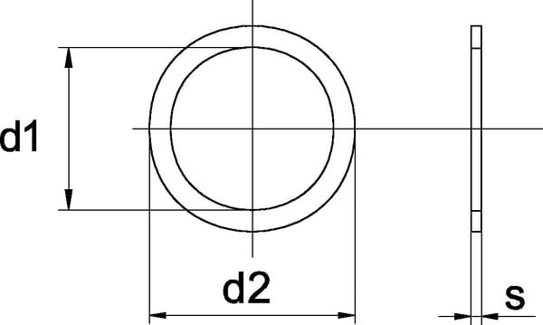 Reguliavimo poveržlė diameter 40x50x1mm DIN 988 Kramp 988405010P025 - Image 2