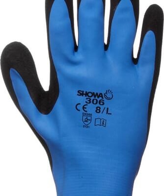 Darbo pirštinės Showa 306, dydis 10/XL, HS30610