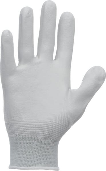 Nailoninės darbo pirštinės Showa Assembly Grip, baltos, 23 cm, dydis 7/M, HS3708 - Image 2