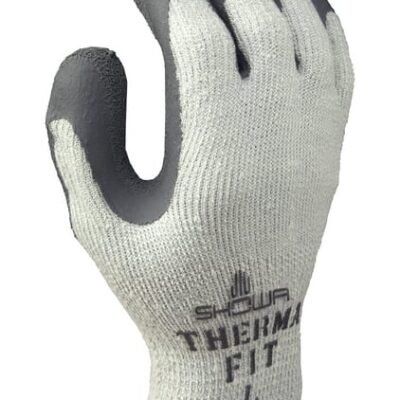 Darbo pirštinės Showa Thermo 451, juodos ir pilkos, akrilo, medvilnės ir poliesterio, dydis 10/XL, HS45110