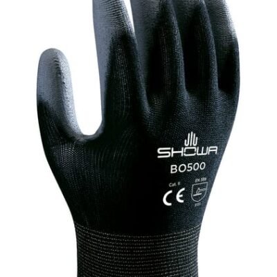 Darbo pirštinės Showa B0500, juodos, dydis 10/XL, HSB0500B10