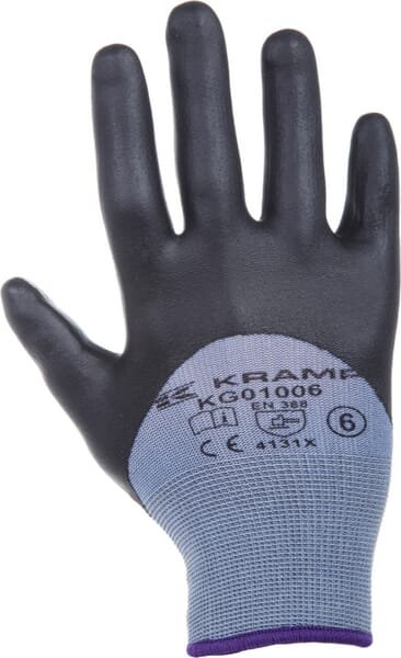 Darbo pirštinės Kramp 1.006, dydis 9/L, KG0100609