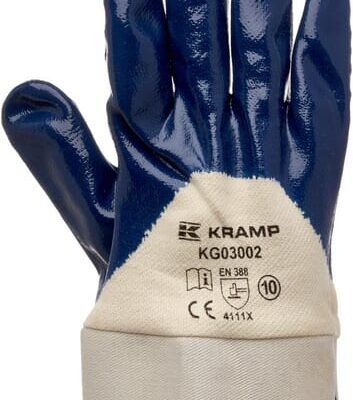 Darbo pirštinės Kramp 3.002, dydis 9/L, KG0300209