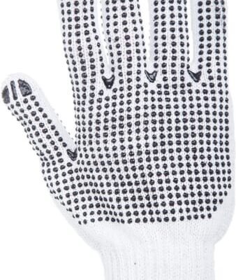 Darbinės pirštinės Protect by Kramp, baltos, 2 poros, dydis 9/L, KG0700409P002