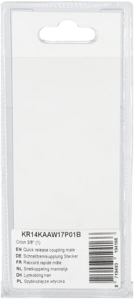 Greitoji hidraulinė jungtis išorinis Orion 3/8 col. (1) Kramp KR14KAAW17P01B - Image 2