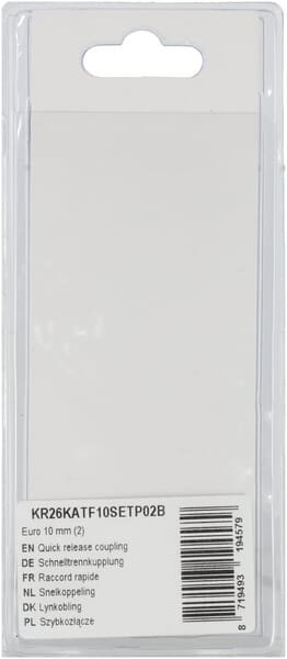 Greitoji hidraulinė jungtis Euro 10 mm (2) Kramp KR26KATF10SETP02B - Image 2