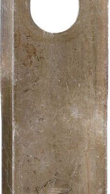 Dešinysis šienapjovės peilis (RH), 126 × 47 × 4 mm, ovali skylė 23,0 × 20,5 mm, tinka Taarup, 25 vnt. pakuotė, KT5611040001