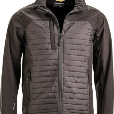 Dygsniuota softshell striukė, juoda, dydis S, KW201601701048