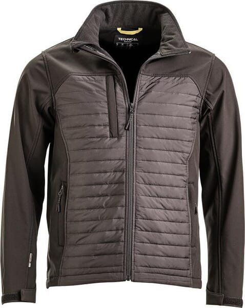 Dygsniuota softshell striukė, juoda, dydis M, KW201601701050