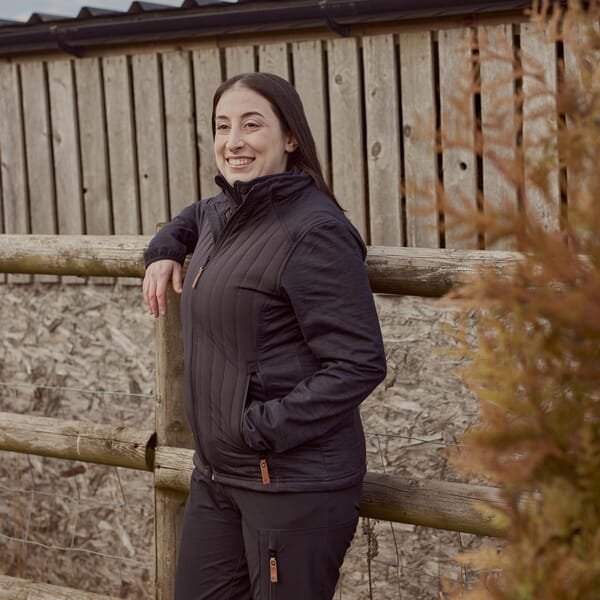 Moteriška hibridinė fliso striukė, anglies, dydis 2XL, KW506301911060 - Image 8