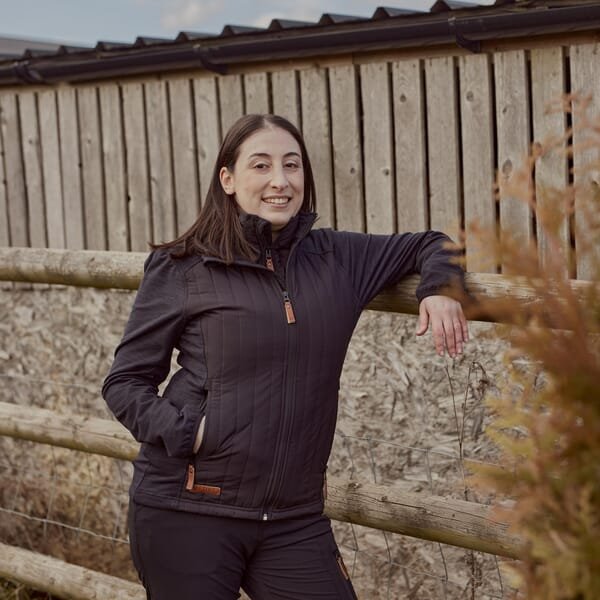 Moteriška hibridinė fliso striukė, anglies, dydis 2XL, KW506301911060 - Image 9