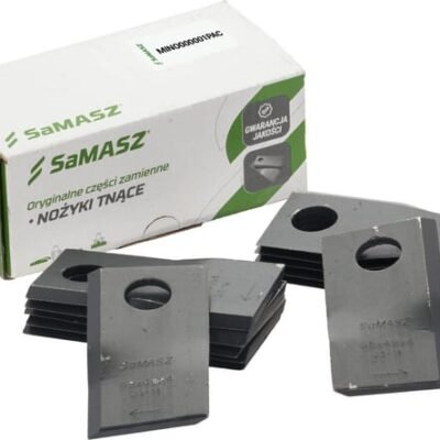 Šienapjovės peilių komplektas, 6 kairiniai ir 6 dešininiai, 98 × 49 × 3 mm, MINO000001PAC