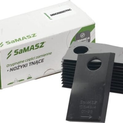 Šienapjovės peilių komplektas, 12 vnt., kairiniai, 105 × 49 × 4 mm, MINO000007PAC