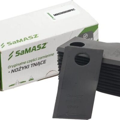 Šienapjovės peilių komplektas, 12 vnt., dešininiai, 105 × 49 × 4 mm, MINO000008PAC