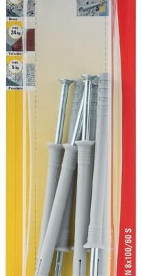 Fischer Nail kištukas+varžtas 8 N8100ZK