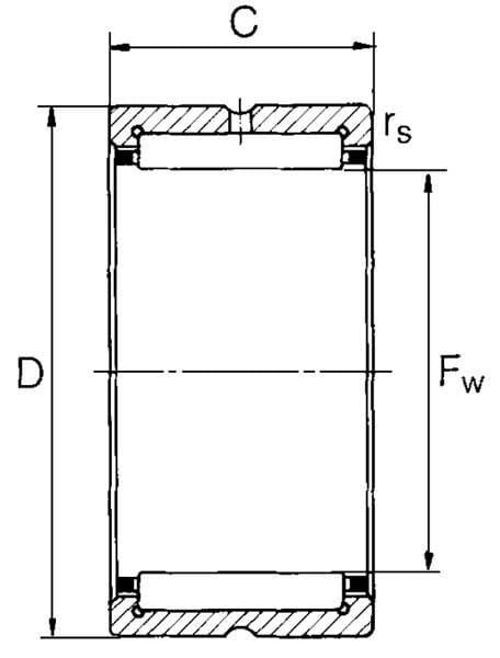 Adatinis guolis RNA4908SKF - Image 2