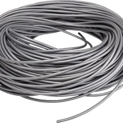 PVC trosas 6 mm, sidabrinis PL10118