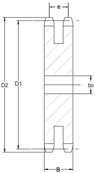 Plokštelinė žvaigždutė 80 dantų, Kramp PD3480 - Image 2
