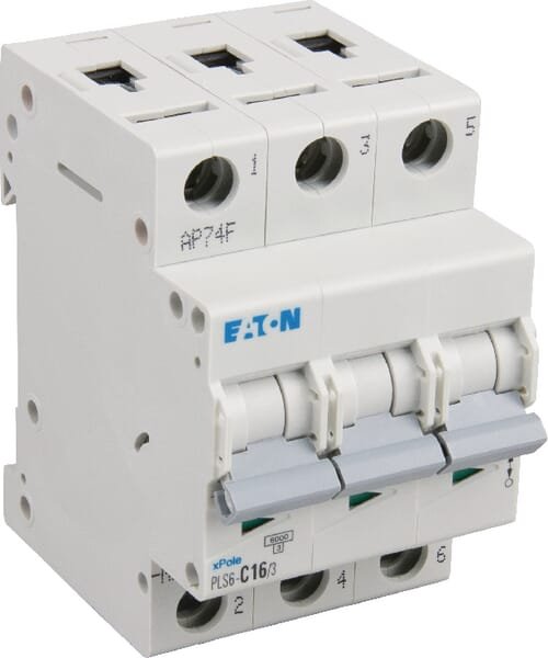 Mini automatinis jungiklis 16A, 3P, C PLS6C163