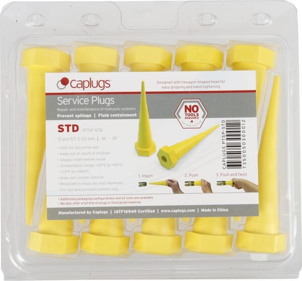 Servisiniai kamšteliai Standard Ø5–22 mm PTSPST