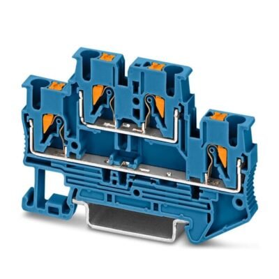 Double-level gnybtų blokas Phoenix Contact PTTB25BU