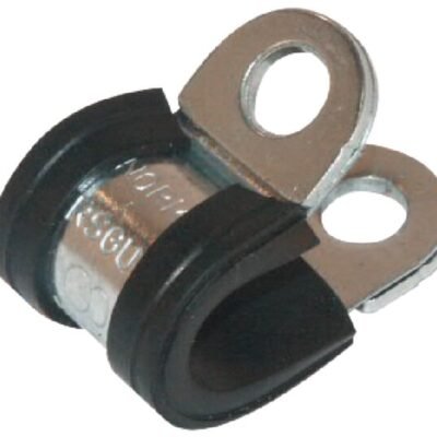 Vamzdžio apkaba 6mm nerūdijantis plienas su guminiu įdėklu SMSL06SST304