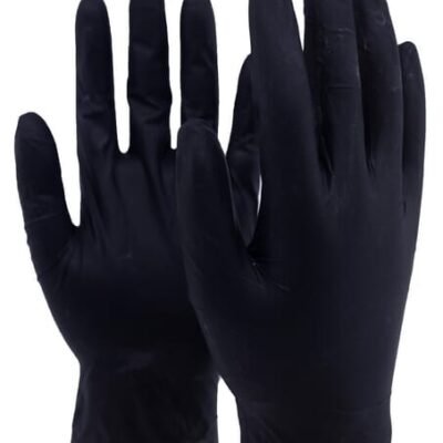 Vienkartinės nitrilinės pirštinės Gentle Touch, juodos, dydis XXL, 90 vnt., RX60BLKXXL