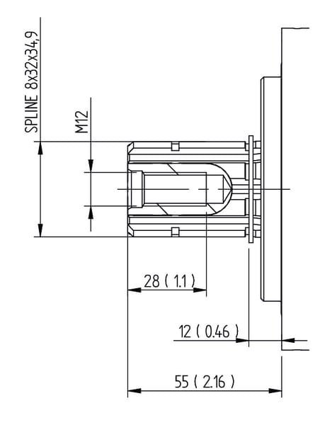 Hidraulinis stūmoklinis variklis, 63,5 cm³, Sunfab, SAM064WNDL4L35S3G - Image 4