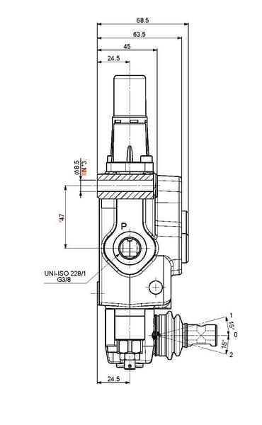 Valdymo vožtuvas SD5/2-P-18-513-AET SD52003 - Image 5