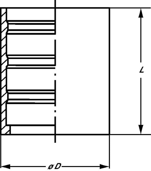 Antgalis 15x29 mm DN6 chromuotas Alfagomma SFA95C06 - Image 2