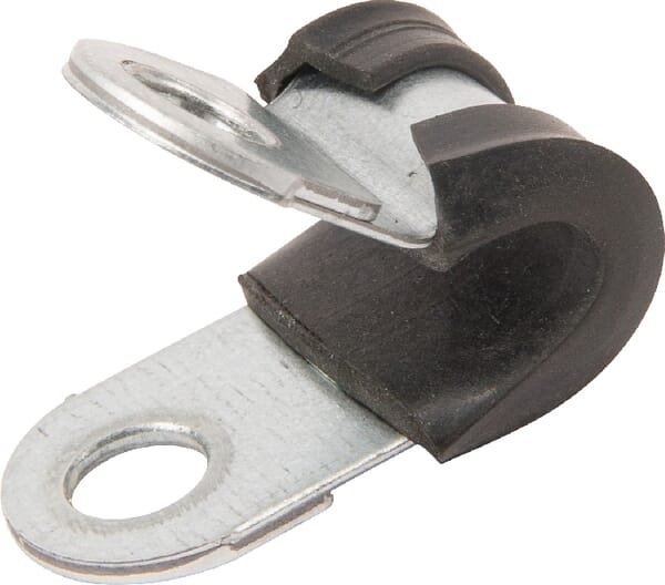 Vamzdžio apkaba 6mm metalinė su guminiu įdėklu SMSL06