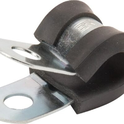 Vamzdžio apkaba 8mm metalinė su guminiu įdėklu SMSL08