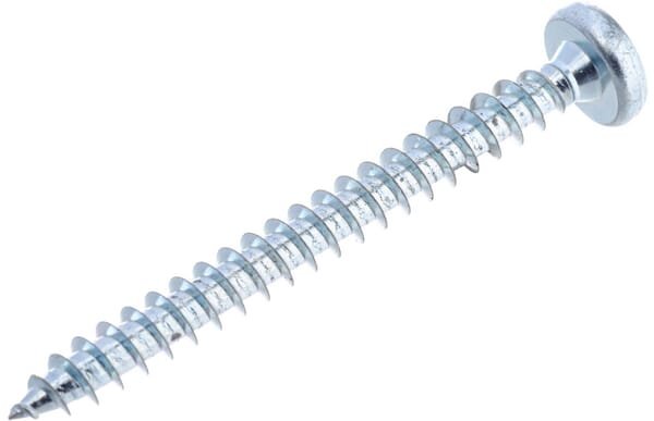 Medsraigtis 5x50mm PZ2, pusapvalė galvutė, Kramp SPL550P200