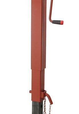 Atraminės kojos šoninė rankena 90x770mm 3 pakopų 2 greičių su reduktoriumi STRDG4873SFW