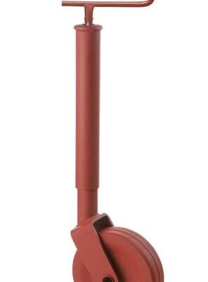 Atraminio ratuko horizontali rankena, skersmuo 70x930mm plieninis ratas STRFO270