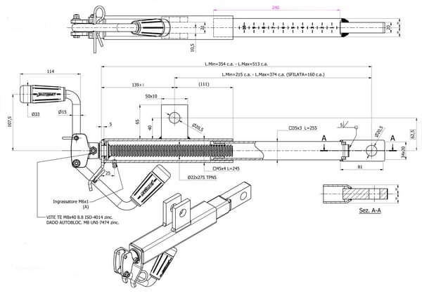 Reguliavimo svirtis STRP521S33 - Image 3