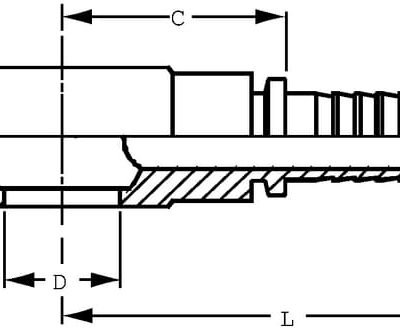 Įdėklas DN8, Ø13 PQB813
