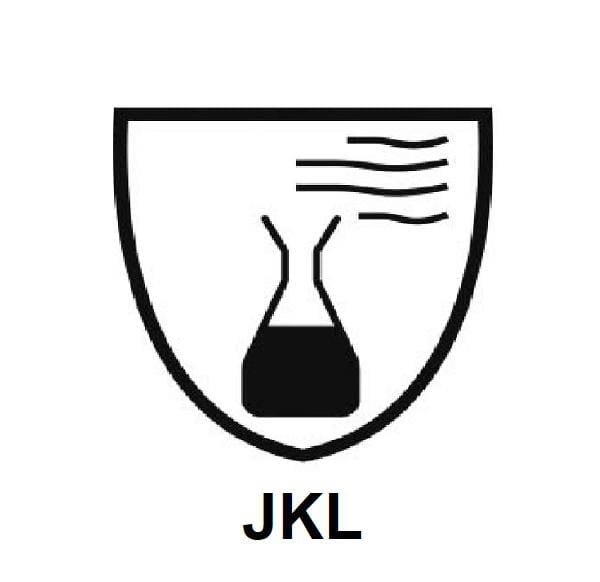 Medvilninės darbo pirštinės Showa 690, mėlynos, 65 cm, dydis 9/L, HS6909 - Image 4